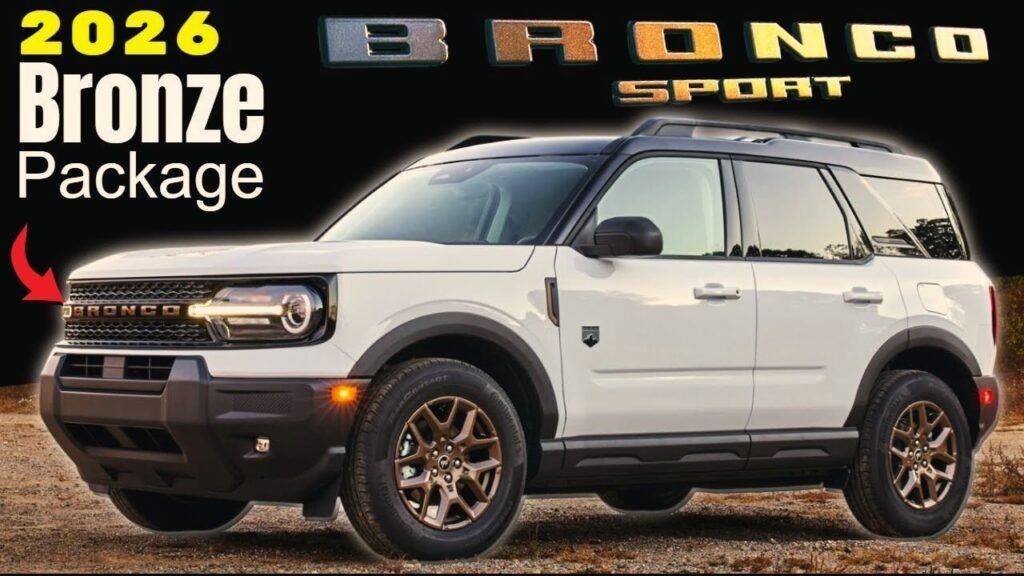 2026 Ford Bronco Sport Adds Bronze and Black Diamond Packages